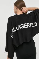KARL LAGERFELD pulover femei, culoarea negru, light 99KK-SWD0H4_99X