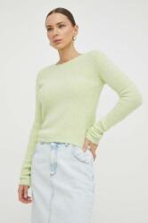 American Vintage pulover din amestec de lana femei, culoarea verde, light PPYH-SWD0GZ_71X