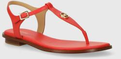MICHAEL Michael Kors sandale de piele Mallory femei, culoarea rosu, 40S1MAFA2L PPYH-OBD2M3_33X