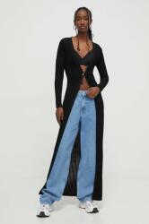 Moschino Jeans cardigan femei, culoarea negru, light PPYH-SWD0DA_99X