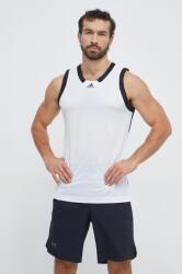 Adidas tricou de antrenament Icon Squad culoarea alb HF6714 PPYH-TSM08O_00X