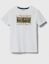 Pepe Jeans tricou de bumbac pentru copii RANDAL culoarea alb, cu imprimeu PPYH-TSB0JT_00X