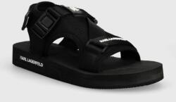 Karl Lagerfeld sandale ATLANTIK barbati, culoarea negru, KL70515 PPYH-OBM0RJ_99X