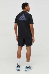 Adidas tricou din bumbac bărbați, culoarea negru, cu imprimeu IN6229 PPYH-TSM0AS_99X (IN6229)