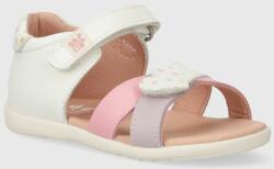 Garvalin sandale din piele pentru copii culoarea alb PPYH-OBG0H9_00X
