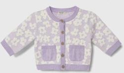 Benetton cardigan bebe culoarea violet, light PPYH-SWG00H_04X