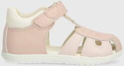 Geox sandale din piele pentru copii SANDAL MACCHIA culoarea roz PPYH-OBG08S_03X