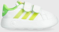 adidas sneakers pentru copii x Disney, GRAND COURT 2.0 Tink CF I culoarea verde PPYH-OBK013_71X