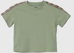 GUESS tricou de bumbac pentru copii culoarea verde PPYH-TSG00I_77X