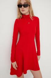 Tommy Hilfiger rochie culoarea rosu, mini, evazati PPYH-SUD07C_33X