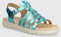 Geox sandale din piele pentru copii SANDAL SOLEIMA culoarea verde PPYH-OBG09H_67X