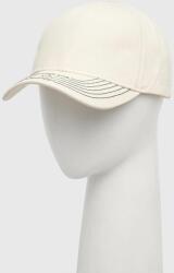 Guess șapcă de baseball din bumbac culoarea bej, cu imprimeu PPYH-CAD011_01X