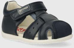 Garvalin sandale din piele pentru copii culoarea albastru marin PPYH-OBB0CZ_59X
