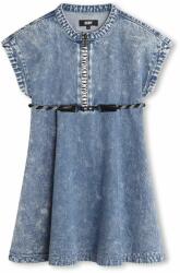 DKNY rochie din denim pentru copii mini, evazati PPYH-SUG042_95X