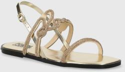 Karl Lagerfeld sandale OLYMPIA femei, culoarea auriu, KL87425 PPYH-OBD19J_10Y