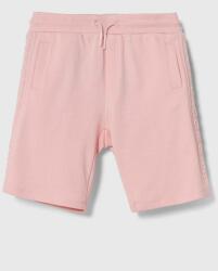 Marc Jacobs pantaloni scurți din bumbac pentru copii culoarea roz, neted PPYH-SZK00E_30X