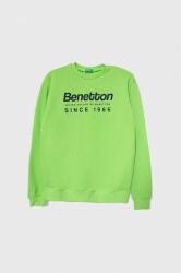 Benetton hanorac de bumbac pentru copii culoarea verde, modelator PPYH-BLB05N_71X