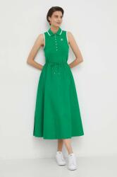 Tommy Hilfiger rochie culoarea verde, midi, evazați WW0WW41272 PPYH-SUD0NO_76X