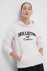 Hollister Co Hollister Co. bluza femei, culoarea roz, cu glugă, cu imprimeu PPYH-BLD0S0_30X