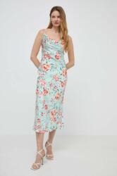 GUESS rochie culoarea verde, maxi, drept PPYX-SUD0FJ_70A (W3GK85.WD8G2)