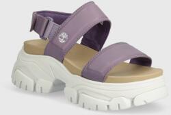 Timberland sandale de piele Adley Way Sandal femei, culoarea violet, cu platforma, TB0A2M79EAJ1 PPYH-OBD3IK_48X