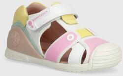 Biomecanics sandale din piele pentru copii culoarea roz PPYH-OBG0IF_03X