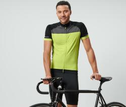 Tchibo Kerékpáros trikó Fekete-szürke-lime XL