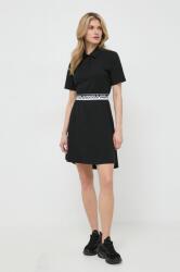 KARL LAGERFELD rochie din bumbac culoarea negru, mini, evazati PPYH-SUD265_99X