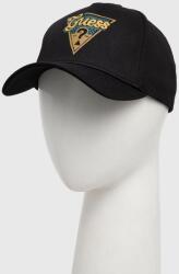 Guess șapcă de baseball din bumbac culoarea negru, cu imprimeu PPYH-CAM01W_99X