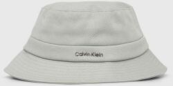 Calvin Klein pălărie din bumbac culoarea gri, bumbac K60K611872 PPYH-CAD072_09X