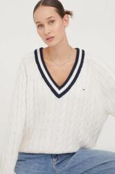 Tommy Hilfiger pulover femei, culoarea bej, light DW0DW17498 PPYH-SWD032_80X