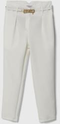 Pinko Up pantaloni copii culoarea alb, neted PPYH-SPG04E_00X