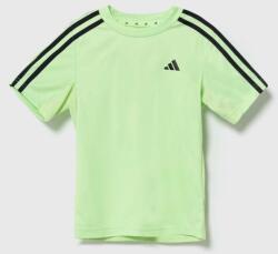 Adidas tricou copii culoarea verde, cu imprimeu PPYH-TSB070_07X