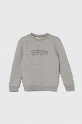 Adidas bluza copii culoarea gri, cu imprimeu PPYH-BLK025_90X