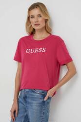 Guess tricou femei, culoarea roz PPYH-TSD02E_30X