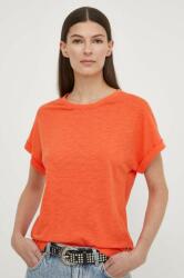 Marc O'Polo tricou femei, culoarea portocaliu PPYH-TSD19E_22X