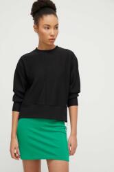 DKNY bluza femei, culoarea negru, neted PPYH-BLD01C_99X