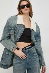 Miss Sixty geaca jeans femei, de tranzitie, oversize PPYH-KUD07N_55J