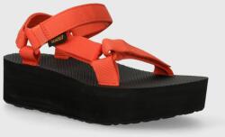 Teva sandale Flatform Universal femei, culoarea portocaliu, cu platforma, 1008844 PPYH-OBD4H5_23X