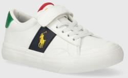 Ralph Lauren sneakers pentru copii culoarea alb PPYH-OBK08A_00X
