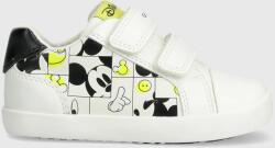 GEOX sneakers pentru copii x Disney culoarea alb PPYH-OBB07O_00X