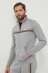 HUGO BOSS hanorac de bumbac bărbați, culoarea gri, cu imprimeu 50515160 PPYH-BLM0H5_90X