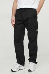 Calvin Klein pantaloni bărbați, culoarea negru, cu fason cargo J30J325116 PPYH-SPM0IE_99X