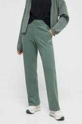 DKNY pantaloni de trening culoarea verde, neted PPYH-SPD01W_78X