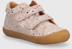 Froddo pantofi din piele intoarsa pentru copii culoarea roz PPYH-OBG189_30X