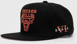 Mitchell&Ness șapcă de baseball din bumbac NBA CHICAGO BULLS culoarea negru, cu imprimeu PPYH-CAU0IJ_99X (HHSS6749.CBUYYPPPBLCK)