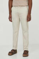 Pepe Jeans pantaloni barbati, culoarea bej, drept PPYH-SPM0CZ_80X (PM211699)