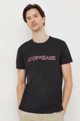 JOOP! tricou din bumbac barbati, culoarea negru, cu imprimeu PPYH-TSM0FB_99X