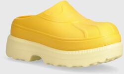 Sorel papuci CARIBOU CLOG femei, culoarea galben, cu platforma, 2048701756 PPYH-KLD0Y7_18X