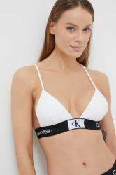 Calvin Klein sutien de baie culoarea alb, cupa usor rigidizata PPYH-BID069_00X Costum de baie dama